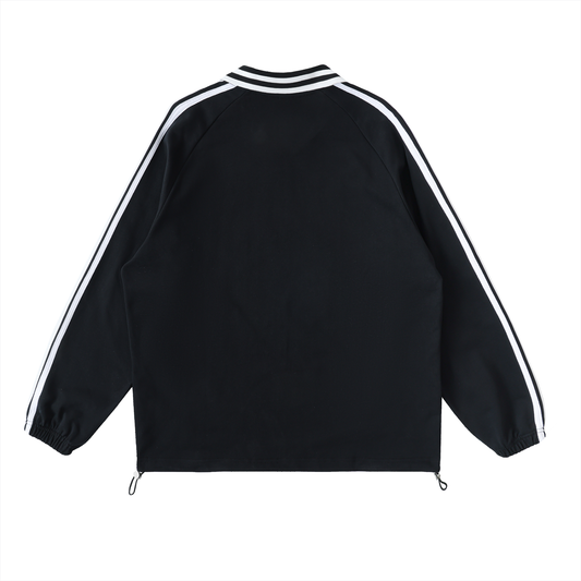 Technotism Classic Collar Sweatshirt (Black)